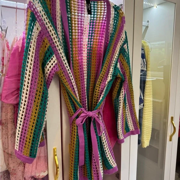 Hurley Multicolor Knit Swim Coverup - Picture 4 of 4